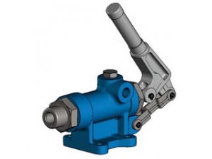 GL系列双作用液压手动泵由意大利OLEODINAMICA GASPARINI s.r.l. 公司生产，在国内通过汉莎邓普（HansaTMP）和海伦（Heron）公司销售他们的产品。GL系列的手动泵为双作用液压手动泵，在推和拉过程中都产生排量，这样提高了工作效率，同时使泵的排量连续。该系列手动泵有：GL20、GL25、GL28、GL30、GL35、GL40、GL45。GL系列的手动泵广泛应用与船舶、甲板机械，工程机械，铁路工程机械，液压系统，车辆工程，登高平台等各种行业。